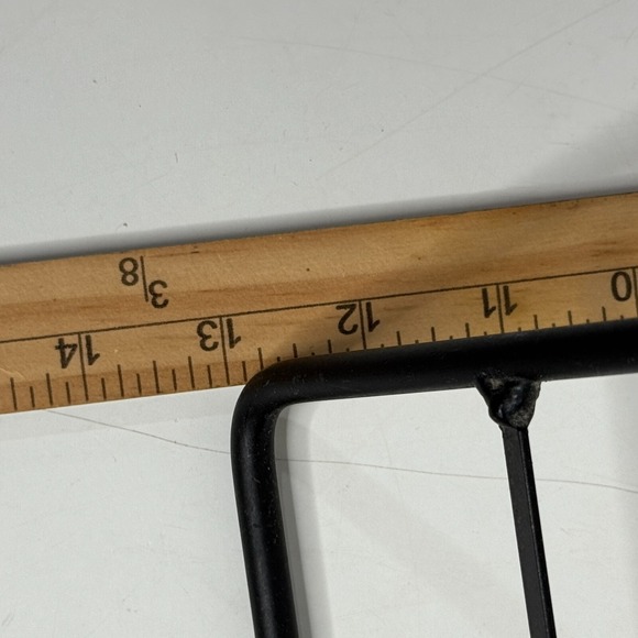 Mid Century Modern Magazine Rack Minimalist Metal Wire Book Newspaper Holder - Picture 4 of 6